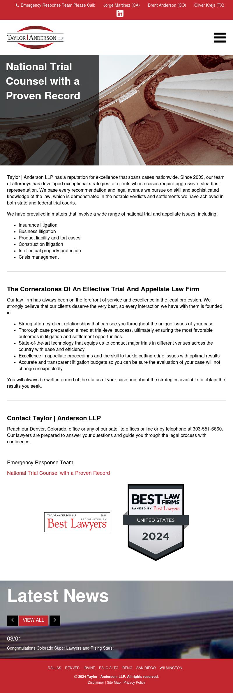 Taylor | Anderson, LLP - San Diego CA Lawyers